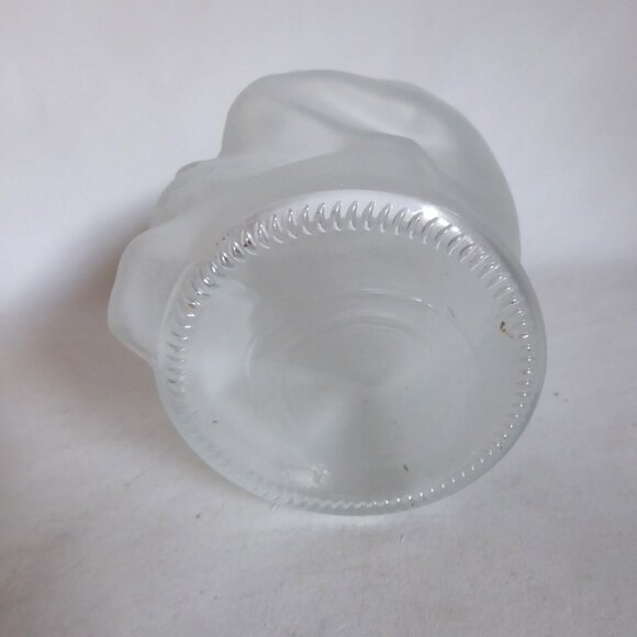 NEW 7” & 3.5” FROSTED & CLEAR GLASS SKULL JAR LOT OF 2 HALLOWEEN GOTHIC - Picture 13 of 13